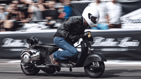 Modifikasi Vespa VNA 1958 Jadi Drag Bike: Mesin 407 cc, Tenaga 88 dk!