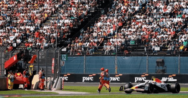 Momen Ngeri Marshal di GP Meksiko