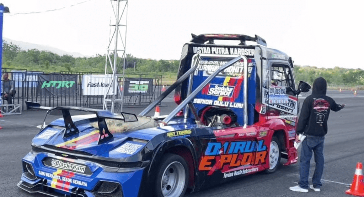 Truk Canter Kejurnas Drag Race