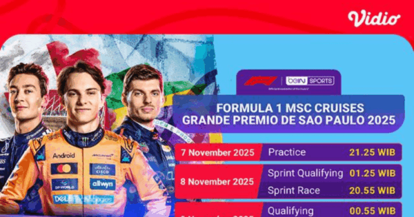 Link Live Streaming F1 GP Sao Paulo 2025